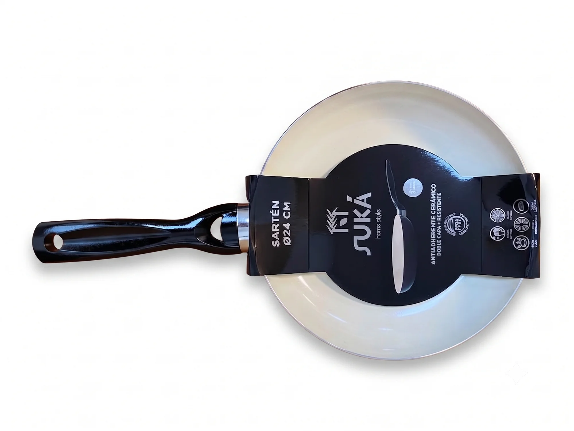 Sartén 24 cm Cerámica Antiadherente 1ra Calidad
