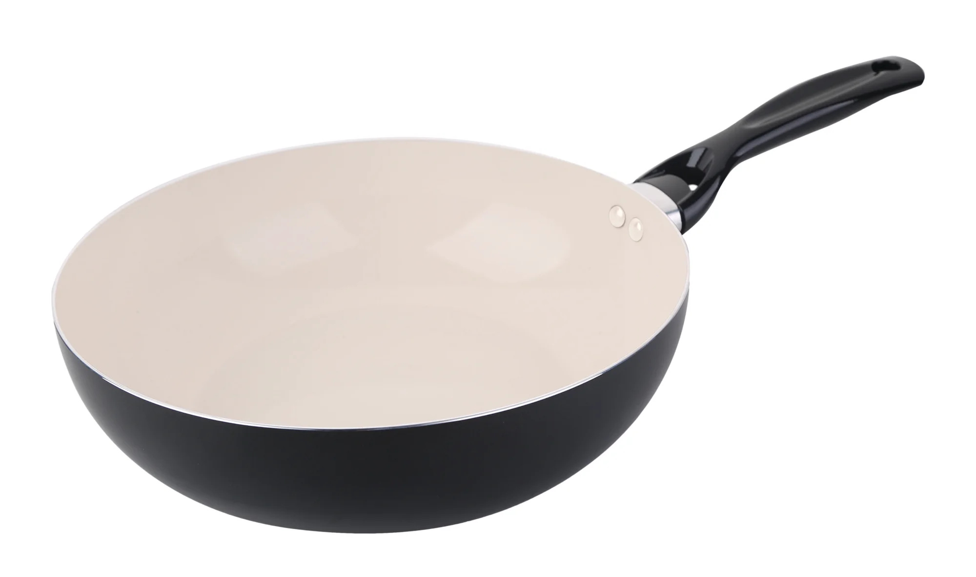 WOK 28 cm Cerámica Antiadherente 1ra Calidad Negro