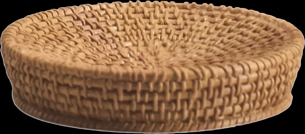 Jabonera Poliresina Rattan — imagen 1