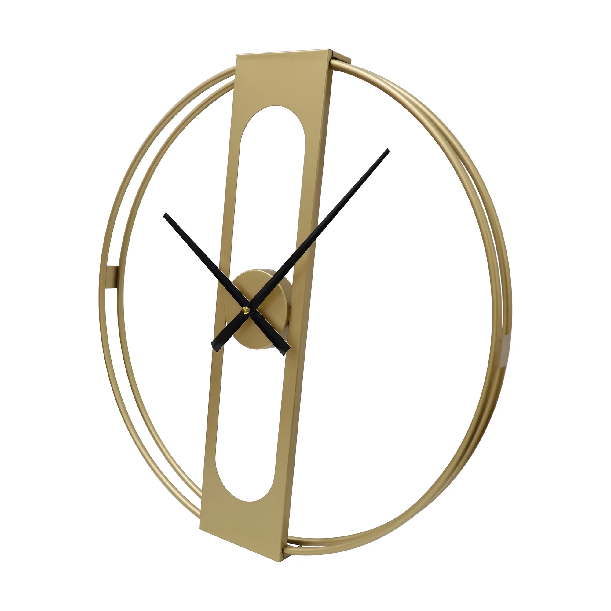 Reloj Deco Metal Dorado Minimalista 50 cm — imagen 2
