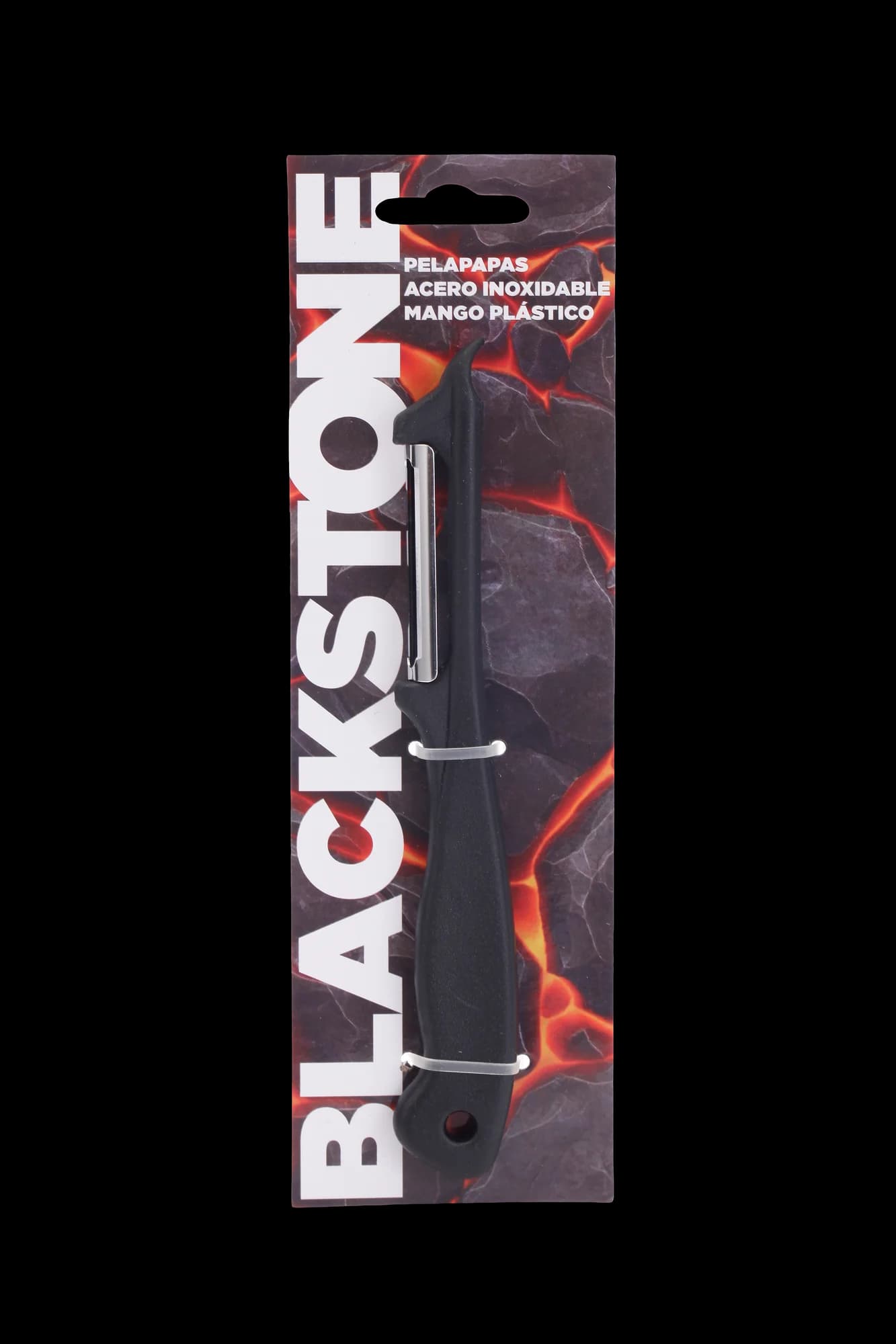 Pelapapas de Acero Inoxidable Negro — imagen 1