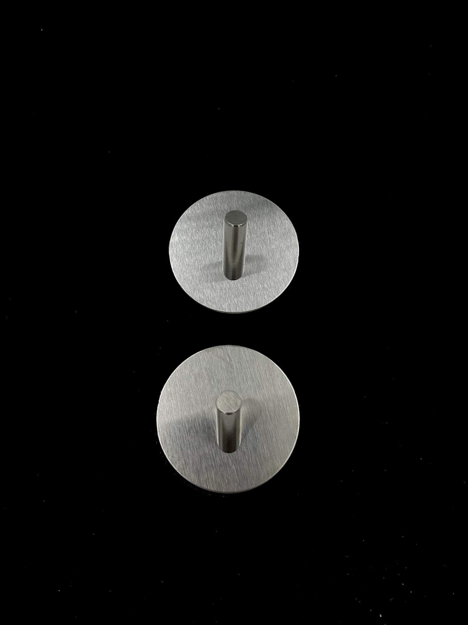 Perchas x2 Autoadhesivas de Pared Acero Inoxidable — imagen 1
