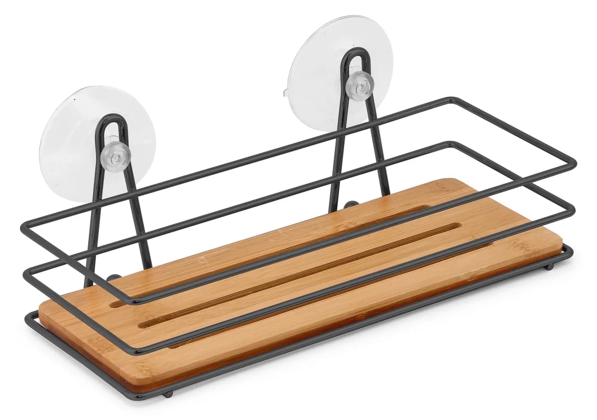 Repisa para Baño 1 Estante Bamboo — imagen 1