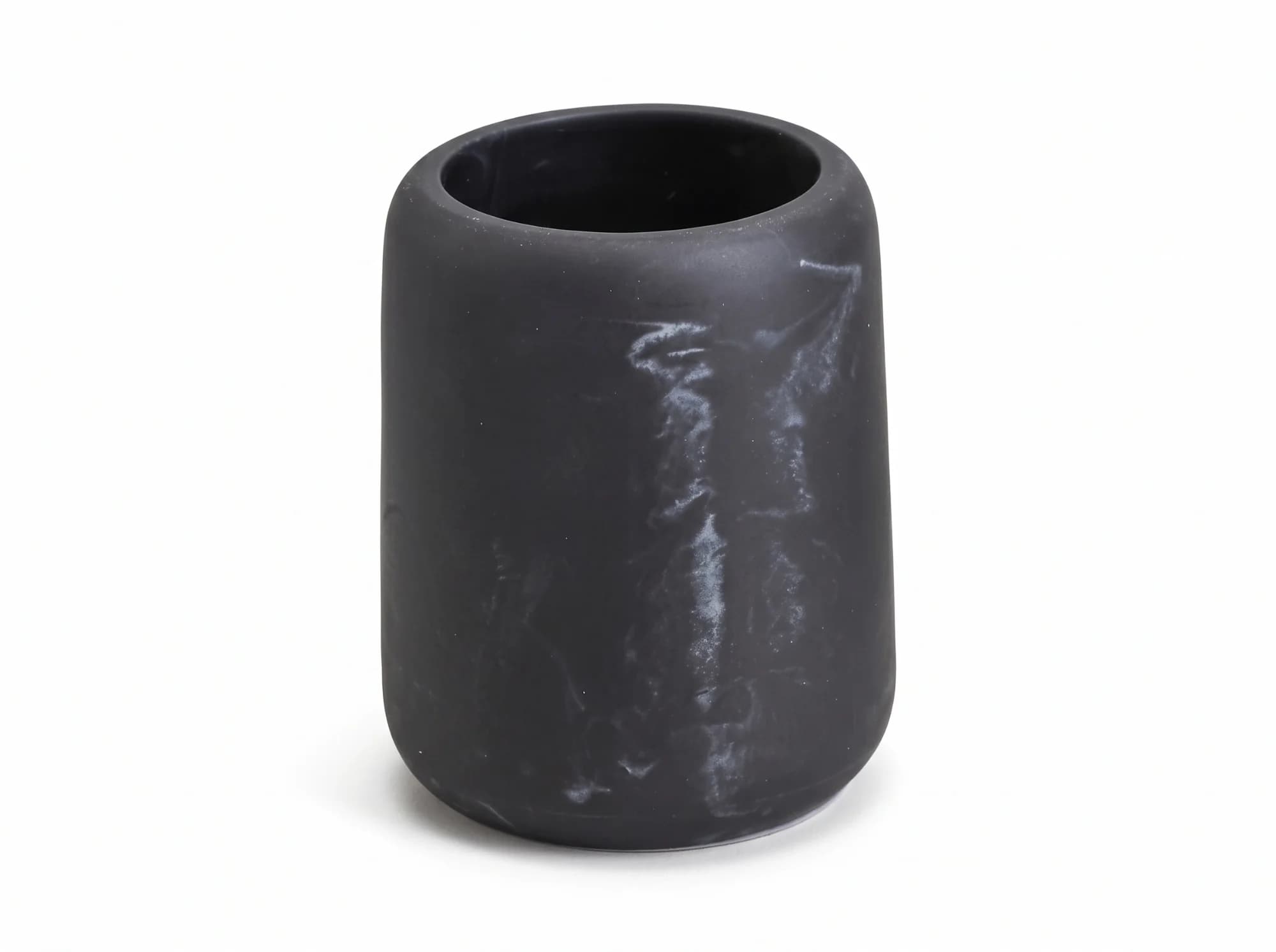 Vaso Portacepillos De Baño Símil Mármol — imagen 1