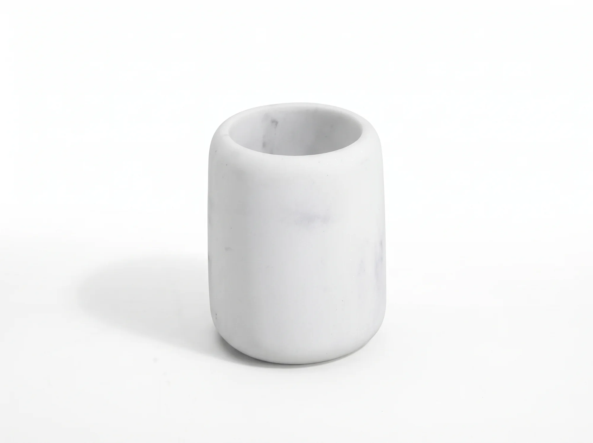 Vaso Portacepillos De Baño Símil Mármol — imagen 1